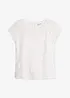 Blouse manches courtes en dentelle, bonprix