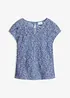 Blouse manches courtes en dentelle, bonprix