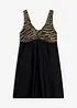 Badekleid mit glänzendem Material, bonprix