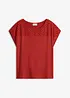 T-shirt en dentelle, en viscose douce, bonprix