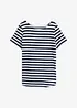 T-shirt à encolure bateau, bonprix