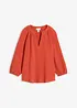 Blouse oversize en gaze de coton, bonprix