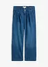 Jean large, taille haute et élastiquée, cropped, bonprix