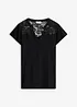 Henleyshirt aus Viskose-Mix, bonprix