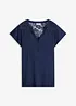 Henleyshirt aus Viskose-Mix, bonprix