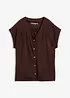 Shirtbluse aus Viskose Piqué, bonprix