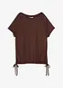 T-Shirt mit fließender Viskose, bonprix