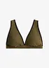 Bikinioberteil mit Stickerei, bonprix