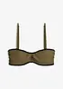 Bandeau-Bikinioberteil mit Stickerei, bonprix