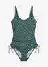 Maillot 1 pièce à nouettes, bonprix