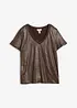 T-shirt 100% lin avec lurex, bonprix