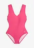 Medium Shape-Badeanzug mit V-Ausschnitt, bonprix