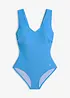 Medium Shape-Badeanzug mit V-Ausschnitt, bonprix