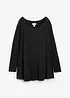 Langarmshirt aus Baumwoll-Viskose-Mix, bonprix