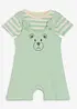 T-shirt + salopette-short en coton (ens. 2 pces), bonprix