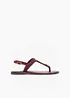 Sandales entredoigt, aspect tressé, bonprix