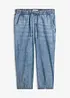 Jean barrel taille mi-haute, cropped, bonprix
