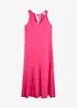 Robe longue 100% coton à bretelles, bonprix