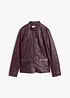 Veste en cuir nappa d’agneau, bonprix