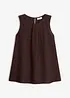 Top fluide sans manches en viscose mélangée, bonprix