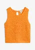 Top en crochet 100% coton, bonprix