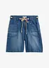 Bermuda en jean avec cordon, taille mi-haute, bonprix