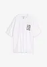 T-shirt oversize 100% coton, bonprix