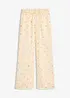 Pantalon taille élastiquée en gaze de coton, bonprix