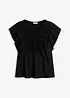 Blouse en crêpe texturé, bonprix