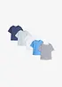 Lot de 5 T-shirts 100% coton, bonprix