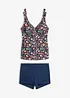 Tankini à bretelles réglables (ens. 2 pces), bonprix