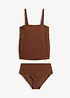 Tankini, séchage rapide (ens. 2 pces), bonprix