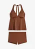 Tankini dos nu avec shorty de bain (ens. 2 pces), bonprix