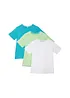 Lot de 3 T-shirts 100% coton, bonprix