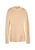 Basic Pullover mit Stehkragen mit recycelter Baumwolle, bonprix