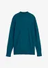 Basic Pullover mit Stehkragen mit recycelter Baumwolle, bonprix