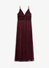 Abendkleid aus zartem Tüll mit Plisseé, bonprix