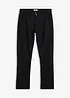 Pantalon chino regular en lin mélangé, droit, bonprix