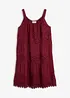 Robe à fines bretelles en viscose avec dentelle, bonprix