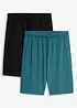 Lot de 2 shorts en jersey, bonprix