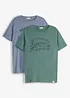 Lot de 2 T-shirts, bonprix