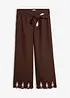 Leinen-Culotte mit Gürtel (2 tlg. Set), bonprix