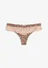 String Panty mit Leopardenmuster​, bonprix