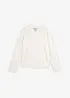 T-shirt à dentelle 100% coton, bonprix