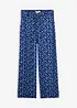 Pantalon 100% viscose, taille élastiquée, bonprix