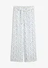 Pantalon 100% viscose, taille élastiquée, bonprix