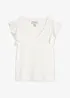 T-shirt en matière douce, bonprix