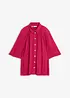 Oversize-Bluse aus strukturierter Viskose, bonprix