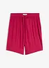 Short en viscose texturée à taille élastiquée, bonprix
