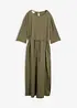 Midikleid aus strukturiertem Material, bonprix